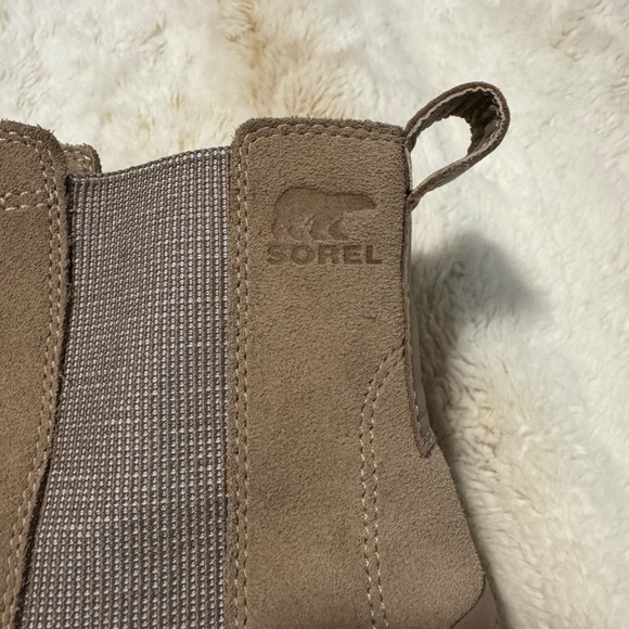 Sorel Taupe Suede Chelsea Boots - Picture 4 of 6